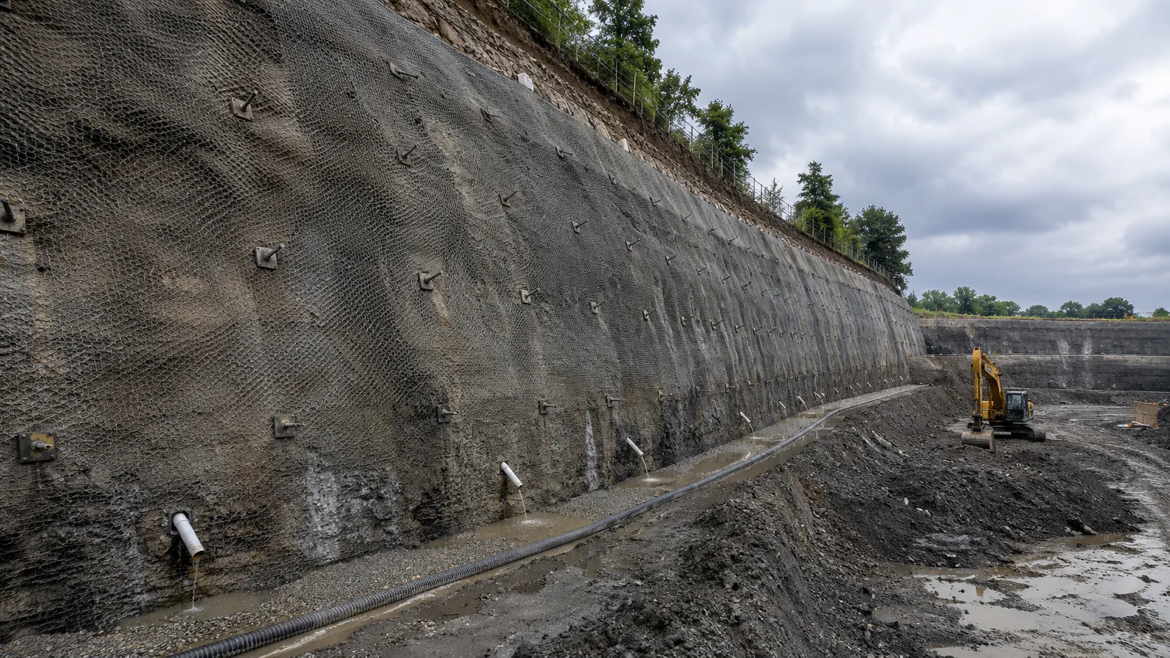 Slope Stabilization, completed by Harrowgate Group