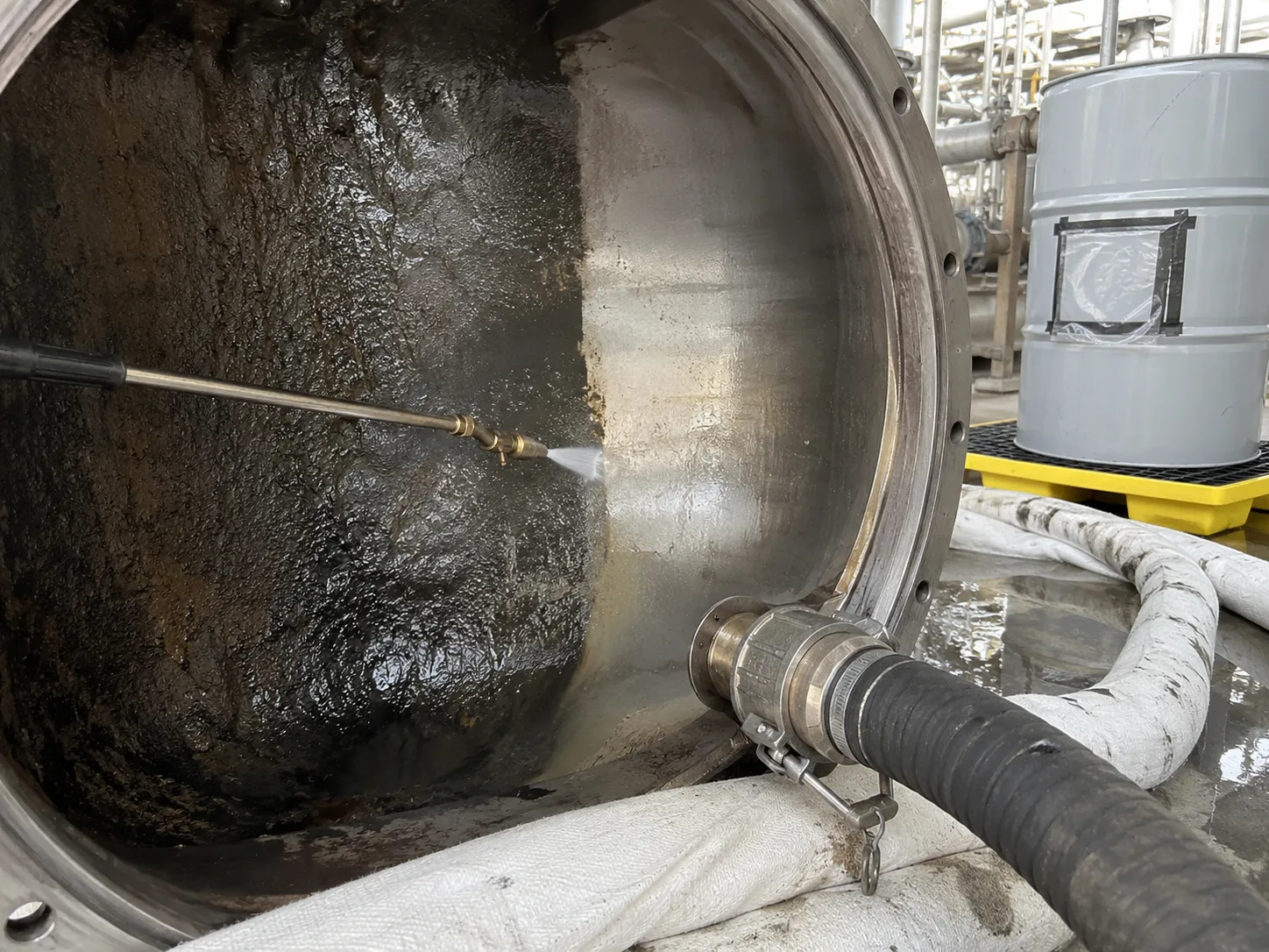 Sludge and Industrial Waste Removal being built and completed on site by Harrowgate Group