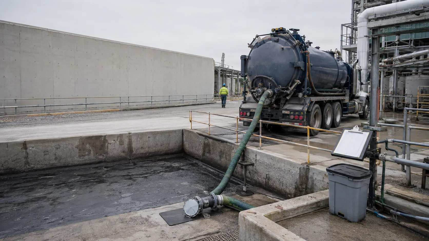 Sludge and Industrial Waste Removal, completed by Harrowgate Group