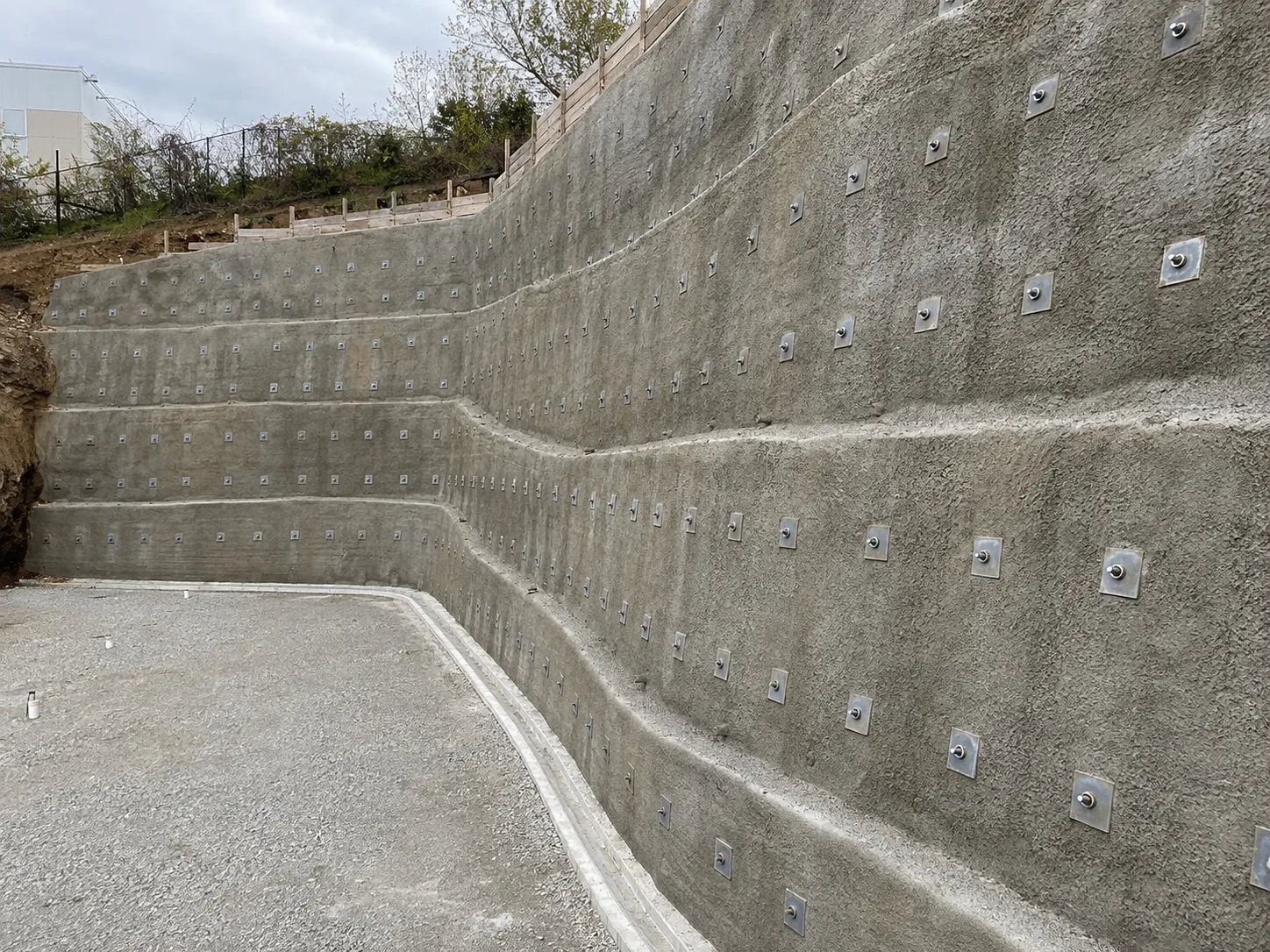 Where soil nail walls are needed in Markham by Harrowgate Group