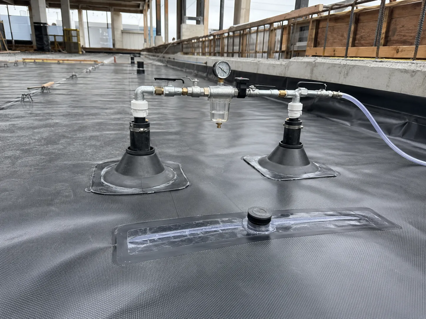 Soil Vapour Intrusion Mitigation in Markham being built and completed on site by Harrowgate Group