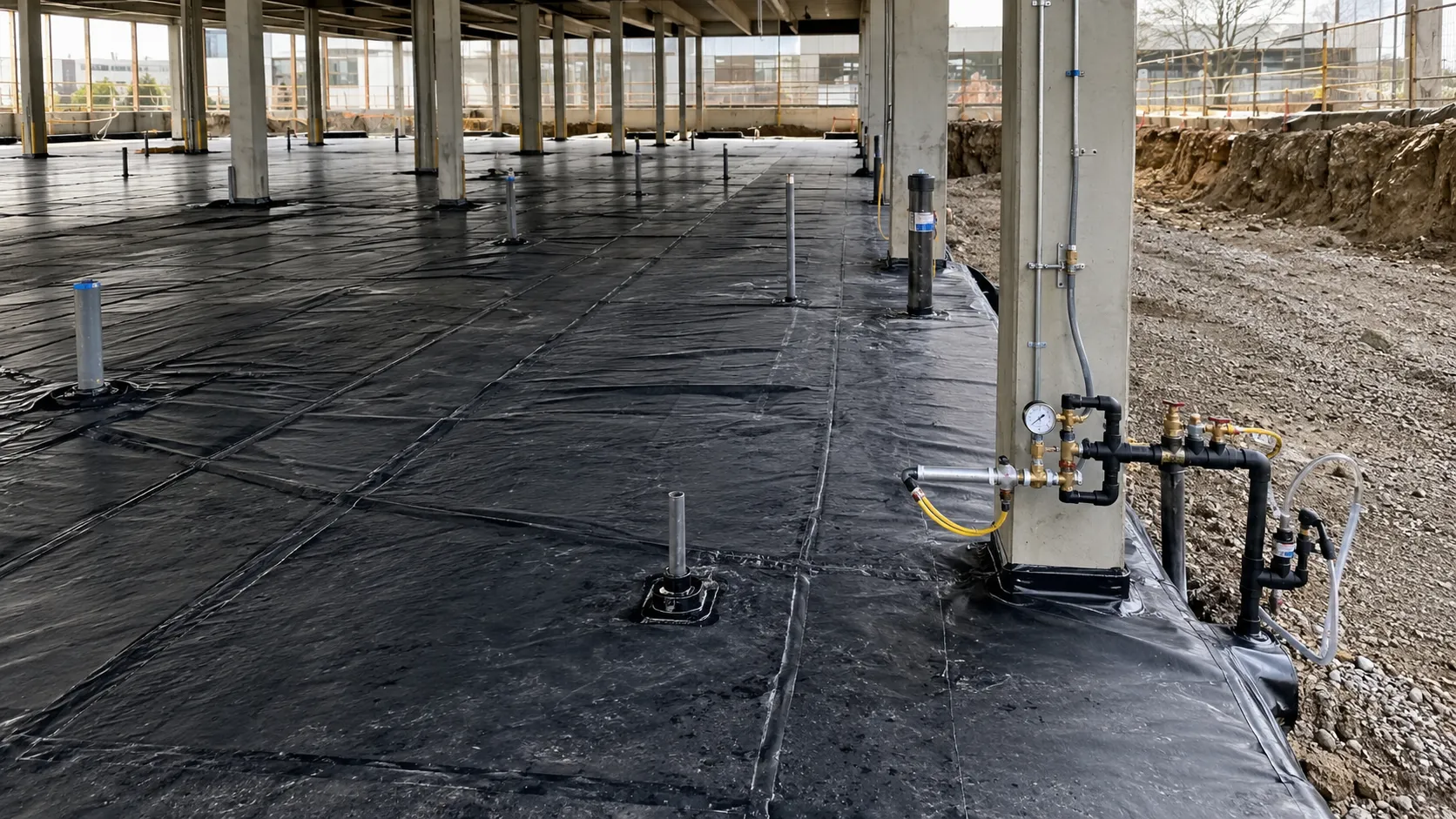 Soil Vapour Intrusion Mitigation in Markham, Ontario, completed by Harrowgate Group