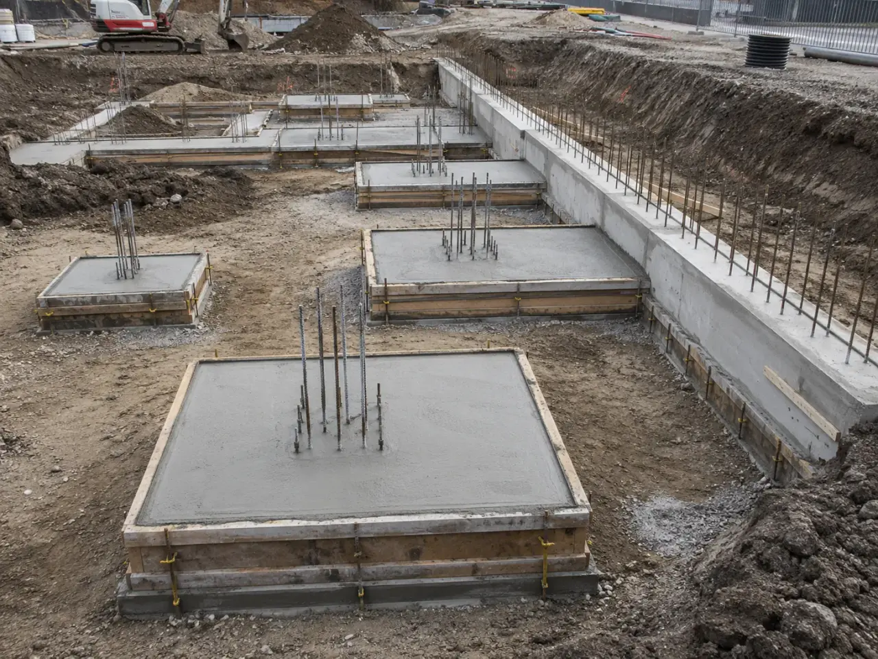 How we construct spread and strip footings by Harrowgate Group