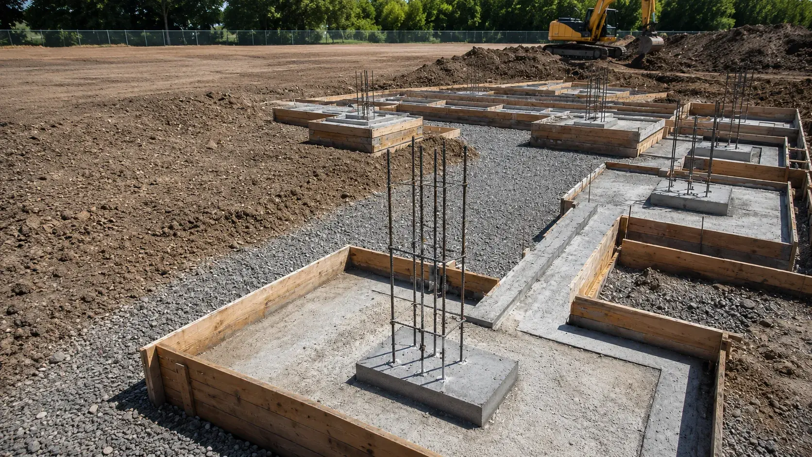 Spread and Strip Footings, completed by Harrowgate Group