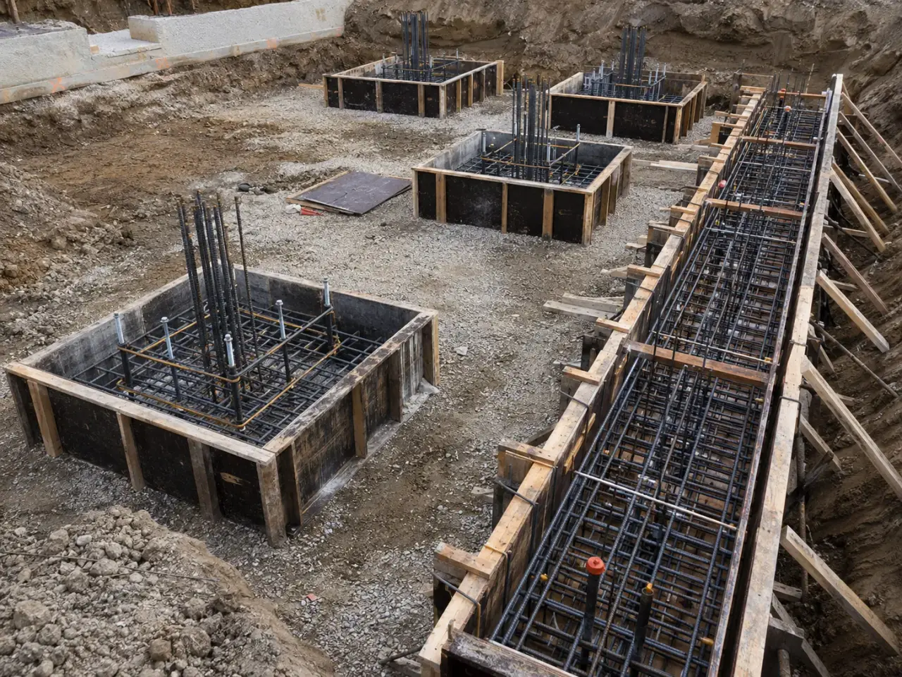 Which shallow footing type fits the load and bearing soil? by Harrowgate Group