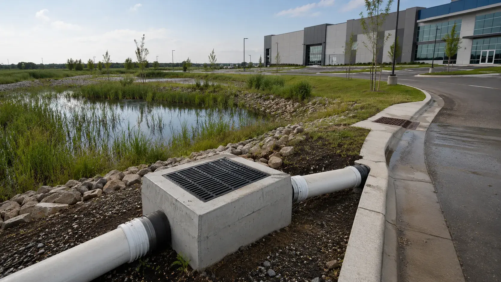 Stormwater Management and Drainage, completed by Harrowgate Group