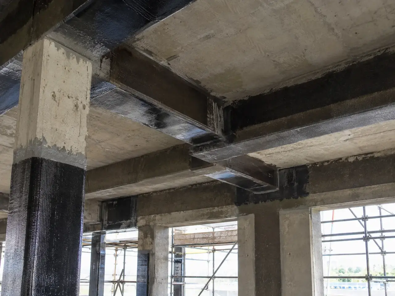 Structural Strengthening in Aurora being built and completed on site by Harrowgate Group