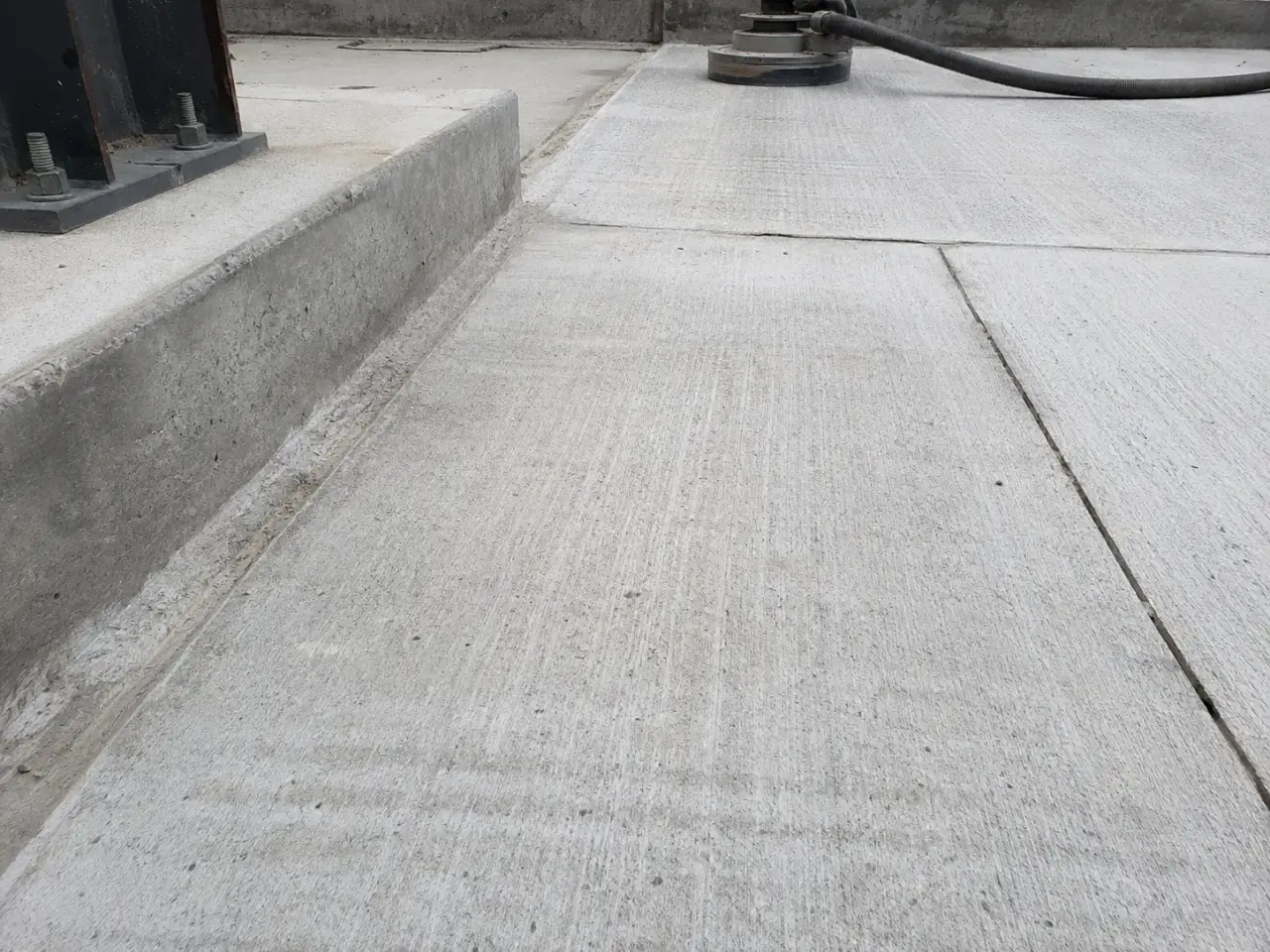 Surface Preparation and Grinding being built and completed on site by Harrowgate Group