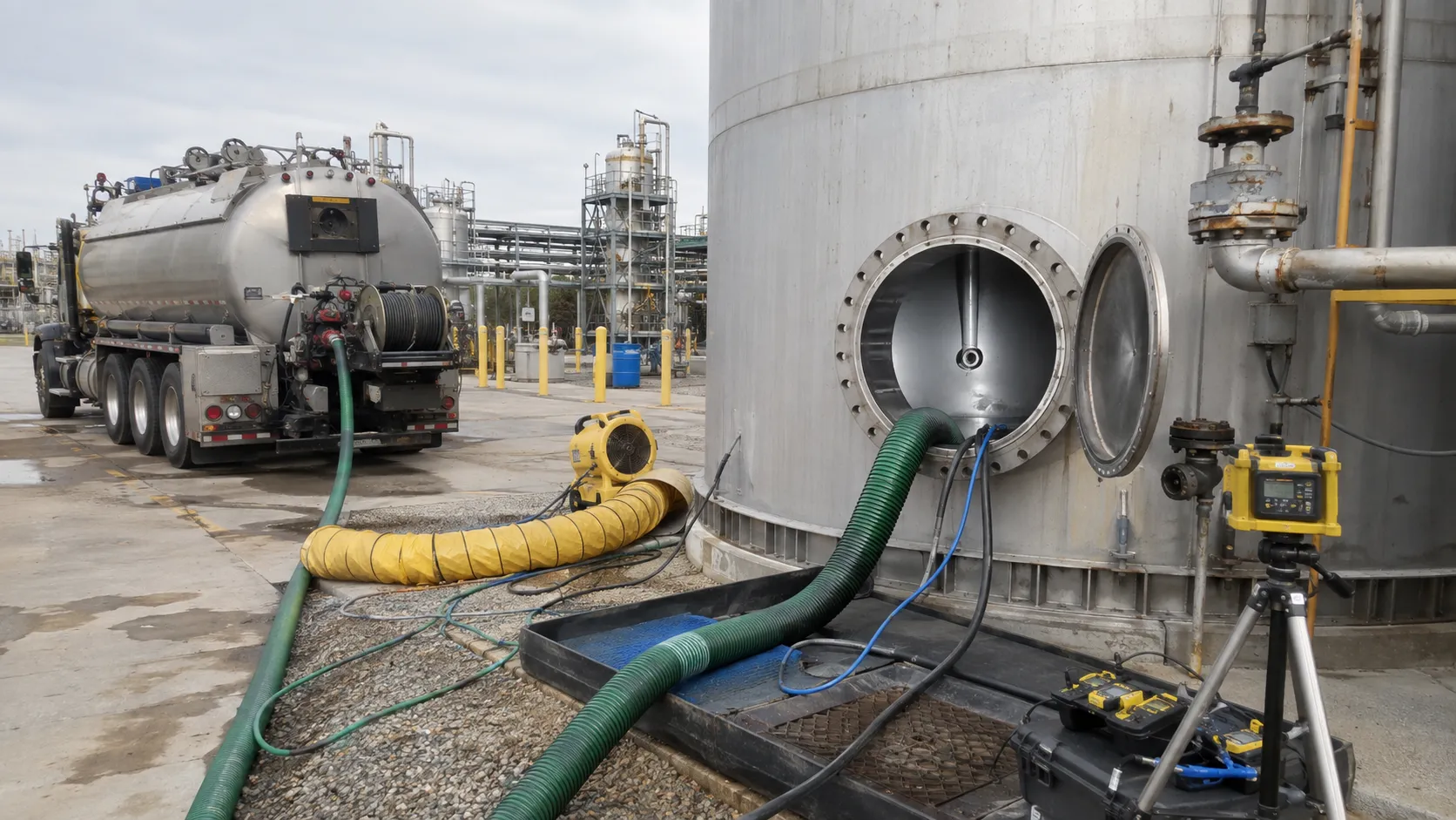 Tank and Vessel Cleaning, completed by Harrowgate Group