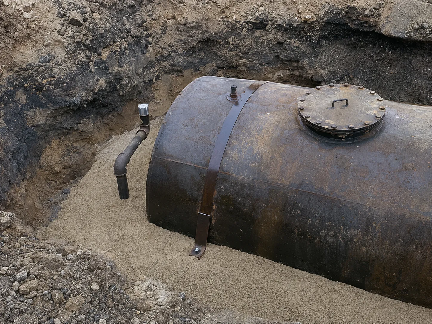Tank Site Remediation being built and completed on site by Harrowgate Group