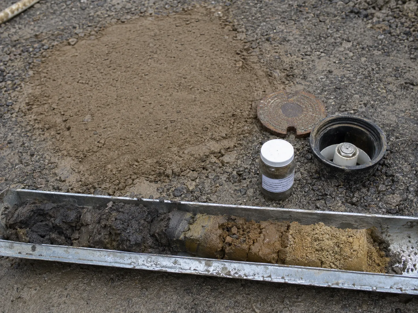 Test Pits and Site Investigation being built and completed on site by Harrowgate Group