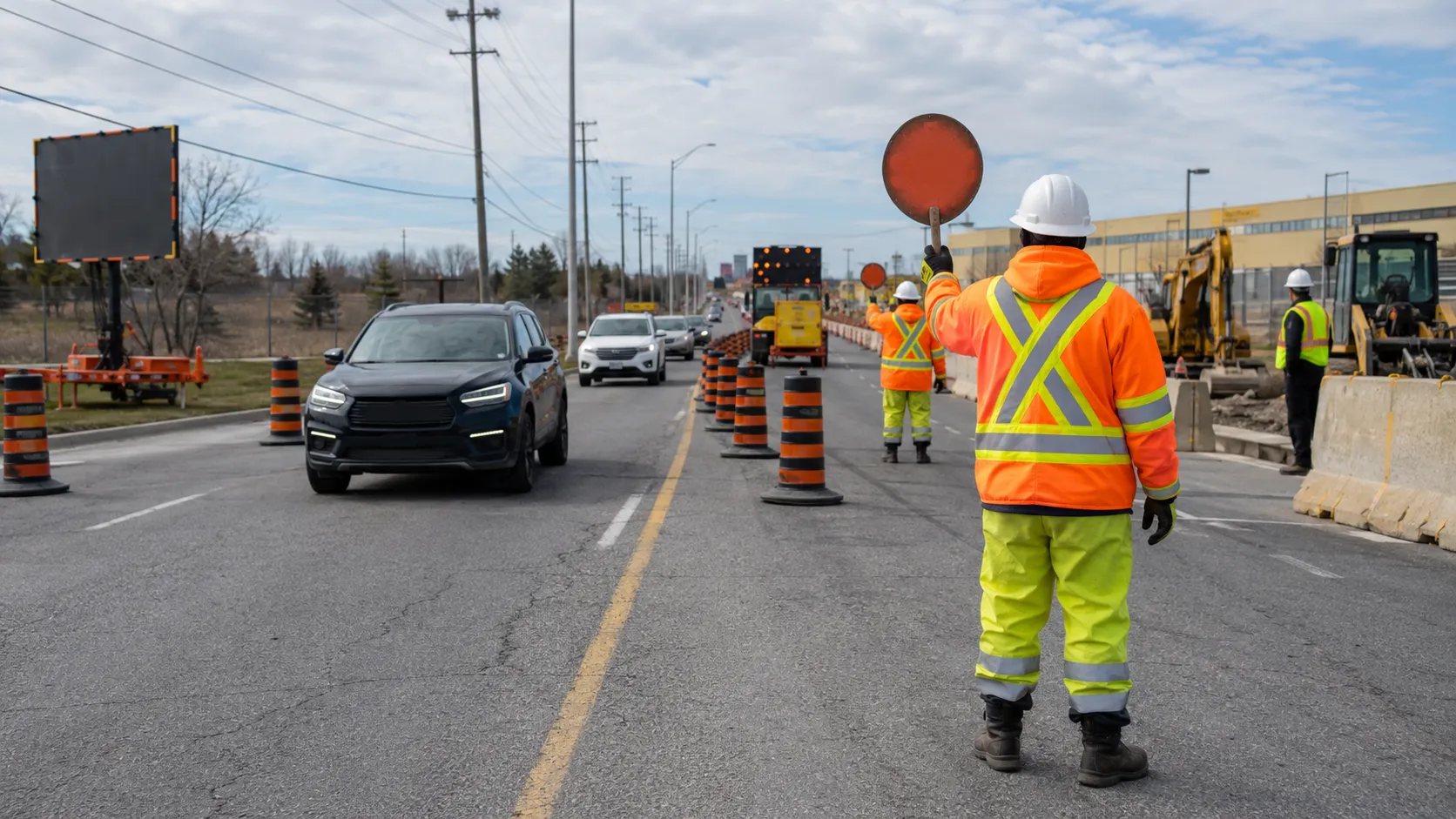 Traffic Control Persons and Flagging, completed by Harrowgate Group