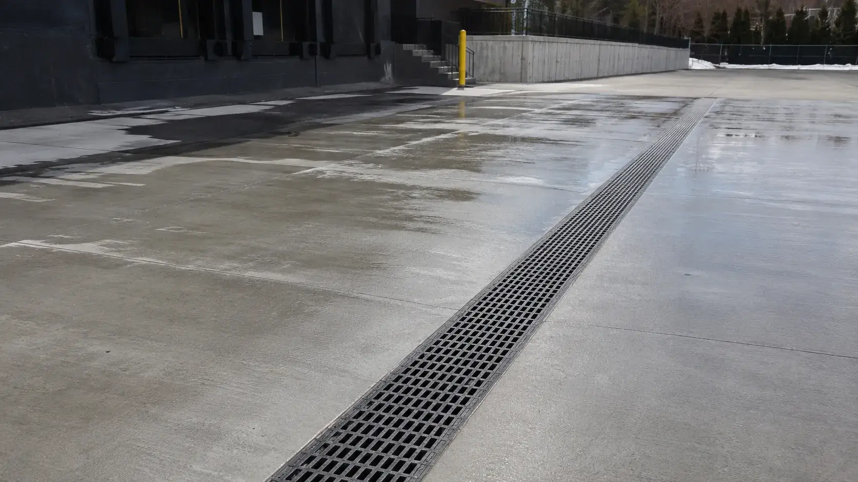 Trench Drain Installation, completed by Harrowgate Group