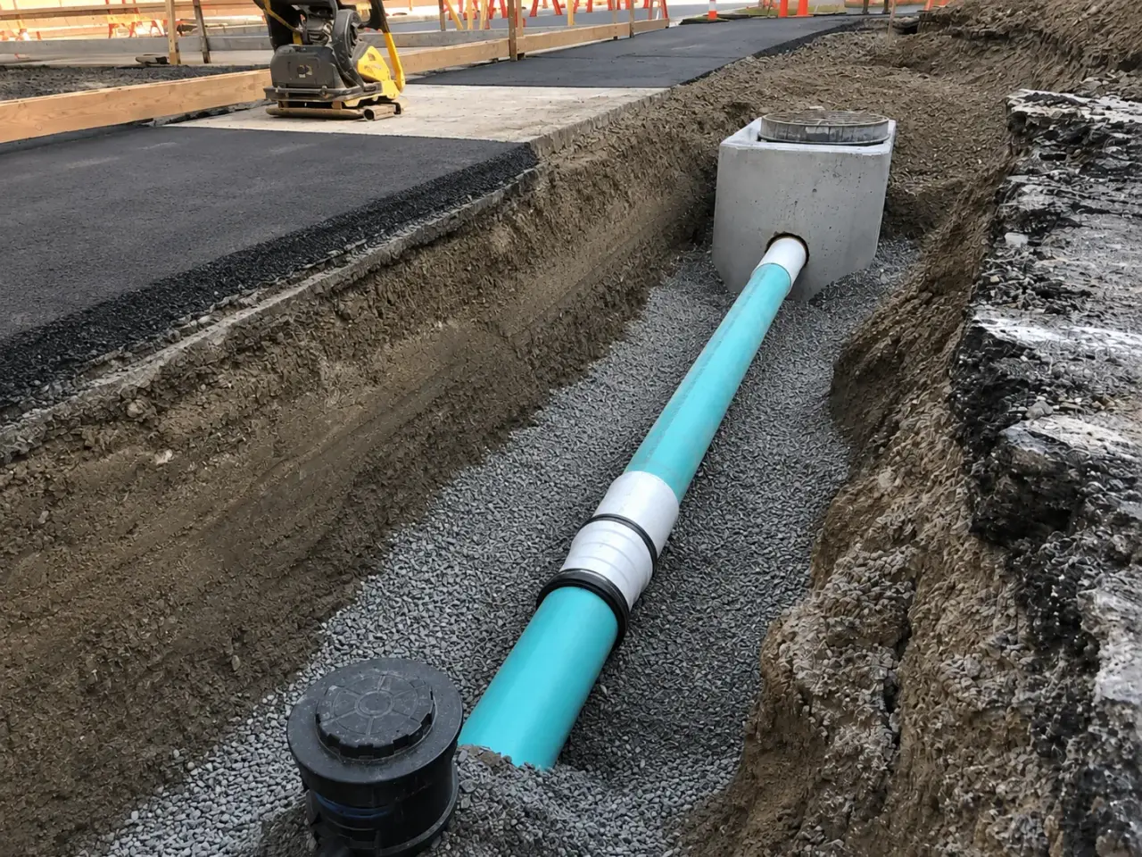 Trenching in Bradford being built and completed on site by Harrowgate Group