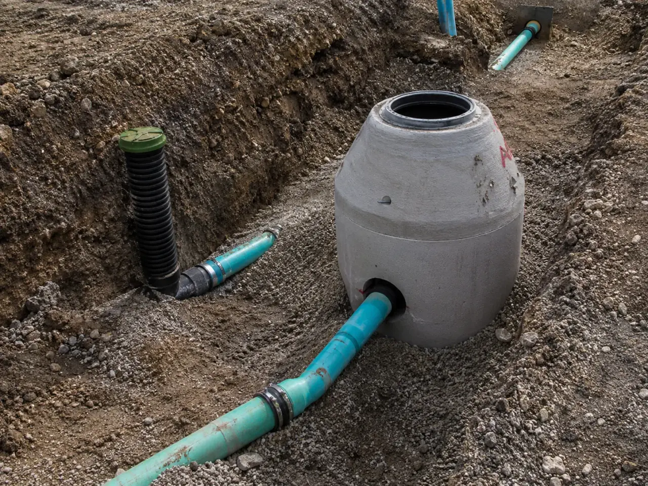 Underground Utilities in Markham being built and completed on site by Harrowgate Group