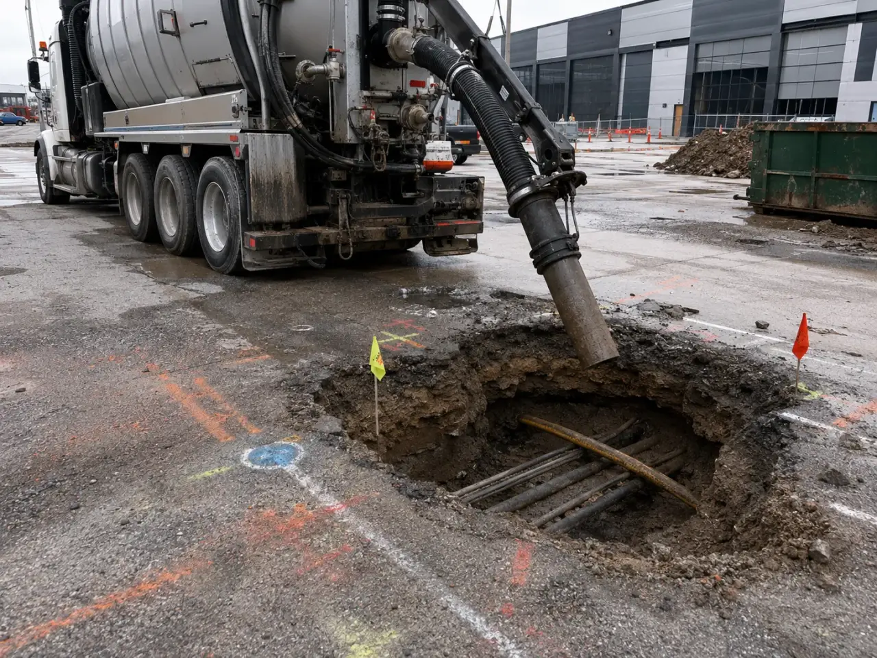 How we locate and daylight buried utilities by Harrowgate Group