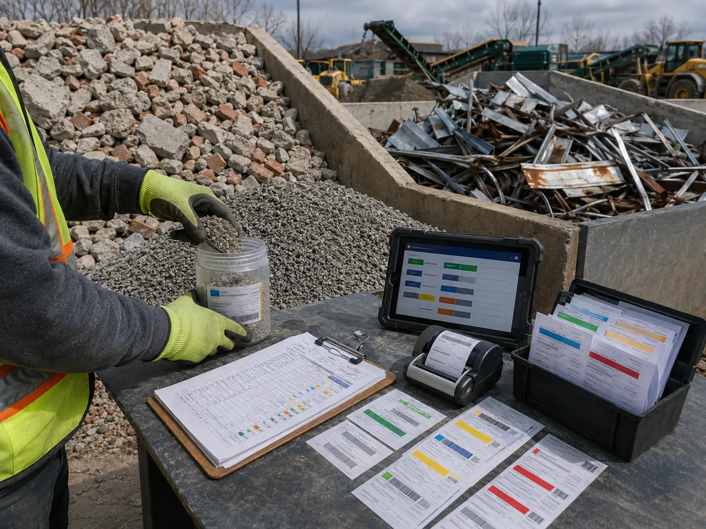 Waste Diversion Planning and Reporting in Aurora being built and completed on site by Harrowgate Group