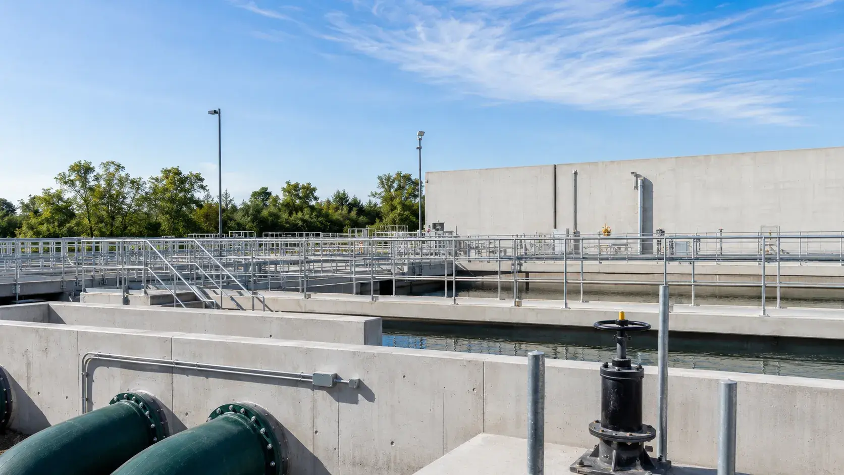 Water And Wastewater Concrete Structures in Bradford, Ontario, completed by Harrowgate Group
