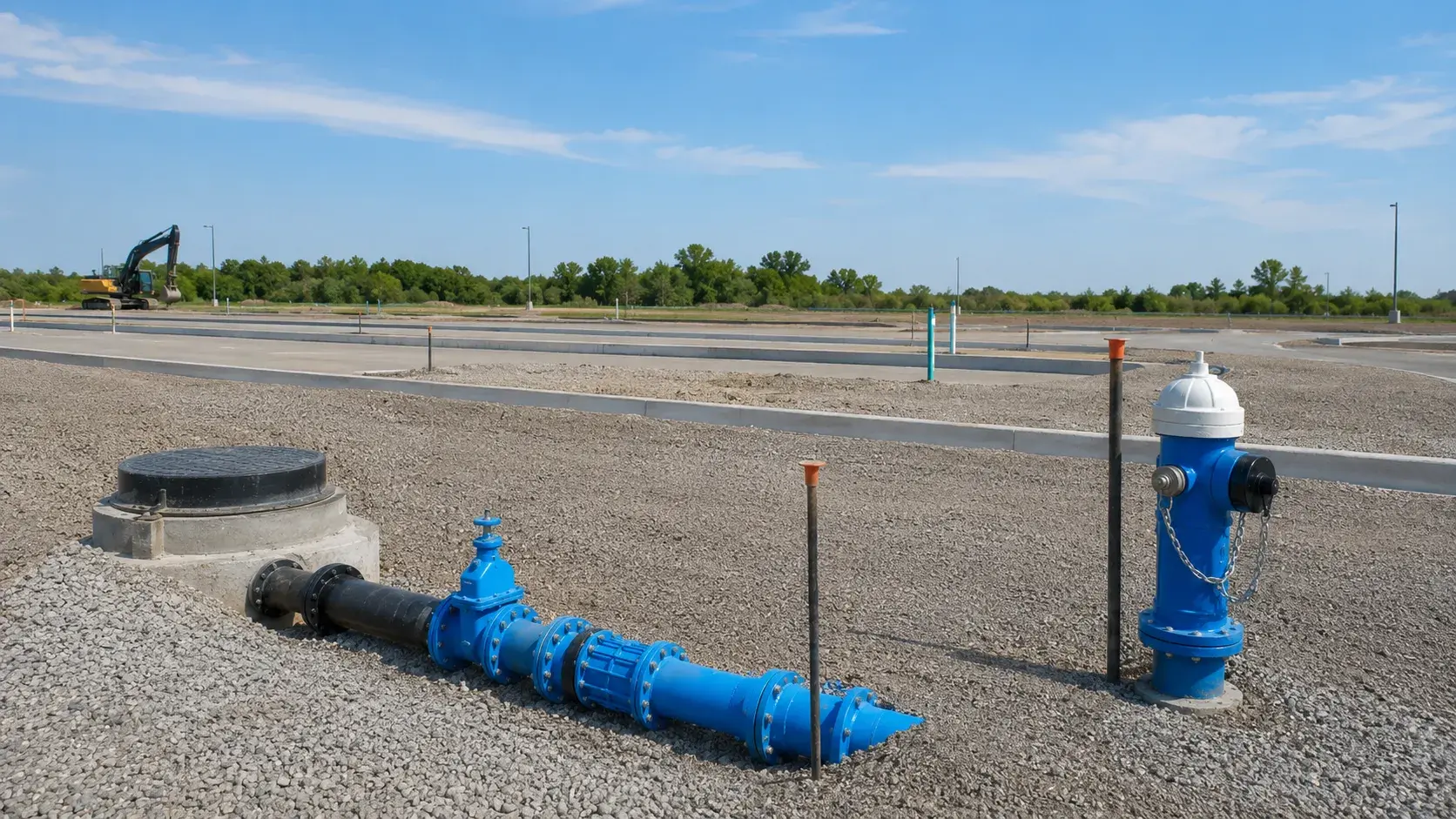Watermain Installation in Guelph, Ontario, completed by Harrowgate Group