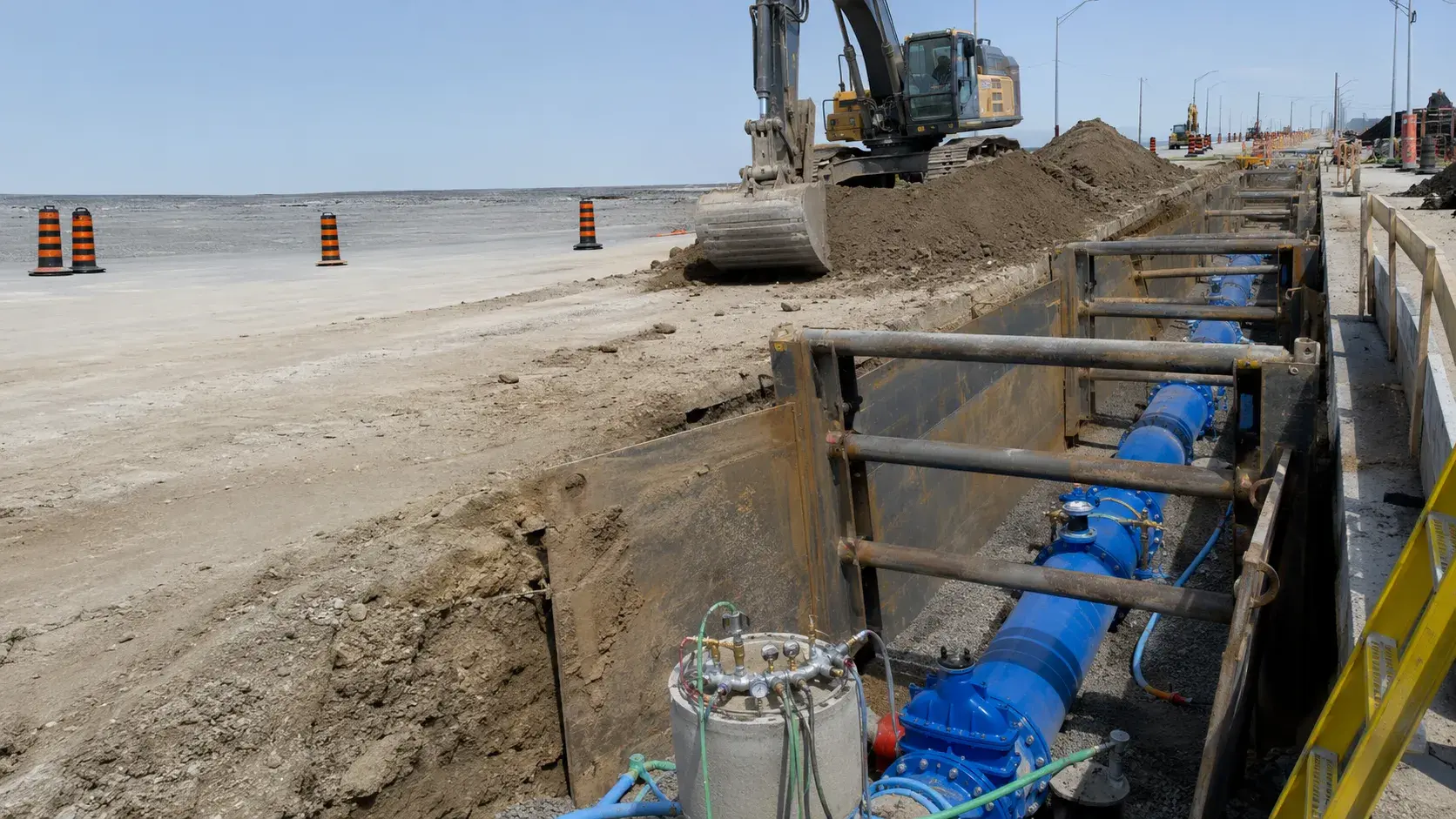 Watermain Replacement in Aurora, Ontario, completed by Harrowgate Group