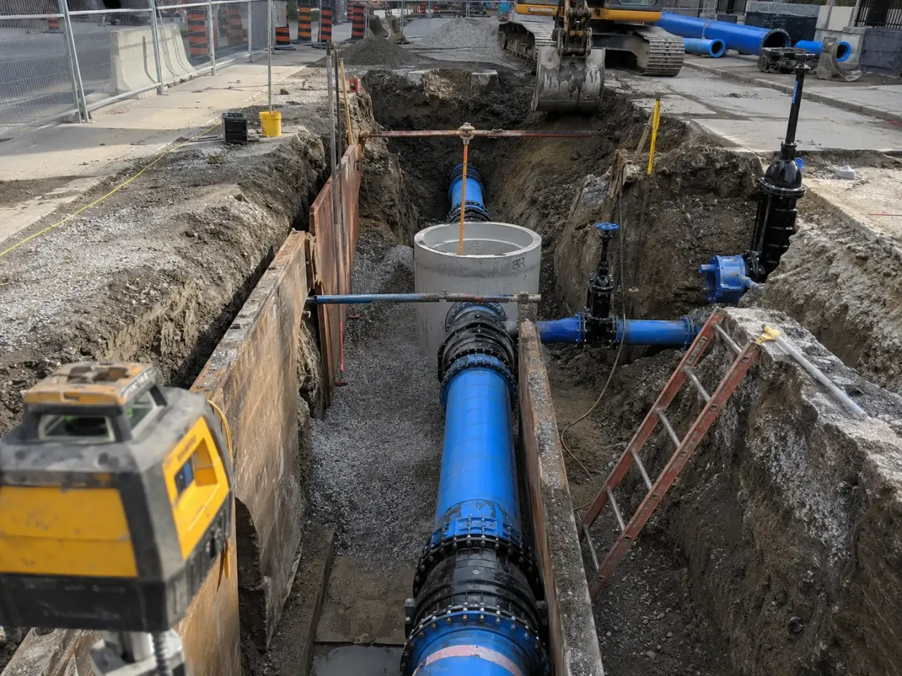 Which watermain replacement method fits the condition? by Harrowgate Group